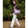 image:imageBAGSMART Tote Bag for Women Lightweight Puffy Tote Bag with Compartments Shoulder Bag Handbag for Travel Work Gym  LightweightPinkishpurple