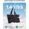 image:imageBAGSMART Tote Bag for Women Tote Bag with Zipper Work Tote with Compartments Nurse Shoulder Hanbag for Travel GymAblackmedium28l