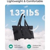 image:imageBAGSMART Tote Bag for Women Tote Bag with Zipper Work Tote with Compartments Nurse Shoulder Hanbag for Travel GymAblacksmall24l