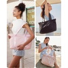 image:imageBAGSMART Tote Bag for Women Tote Bag with Zipper Work Tote with Compartments Nurse Shoulder Hanbag for Travel GymBbaby Pinkmedium28l