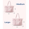 image:imageBAGSMART Tote Bag for Women Tote Bag with Zipper Work Tote with Compartments Nurse Shoulder Hanbag for Travel GymBbaby Pinkmedium28l
