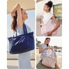 image:imageBAGSMART Tote Bag for Women Tote Bag with Zipper Work Tote with Compartments Nurse Shoulder Hanbag for Travel GymGnavy Bluesmall24l