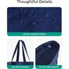 image:imageBAGSMART Tote Bag for Women Tote Bag with Zipper Work Tote with Compartments Nurse Shoulder Hanbag for Travel GymGnavy Bluesmall24l