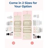 image:imageBAGSMART Travel Toiletry Bag with Jewelry Organizer Hanging Travel Bag for Toiletries Puffy Makeup Cosmetic Bag Organizer Carryon Travel Accessories Essentials BlackLBeige2