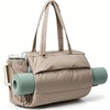 image:imageBAGSMART Yoga Pilates Tote Bag for Women with Knotted Handle Gym Bag  23L lightweight amp waterproof shoulder sling bag gym bag with yoga mat holder for 156 Laptop ideal for work travelDesert