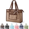 image:imageBAGSMART Beach Tote Bag for Women Personalized Teacher Appreciation Gifts  Selfstanding Sandproof Mesh Bag Custom Jute Gift Tote w Stencils amp Markers Monogrammed Gift Bag Travel Cruise EssentialsTan Brown