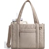 image:imageBAGSMART Boxy Tote Bag for Women Crossbody Bag with Zipper Crush Bow Purses for Travel Work CollegeCamel