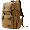 image:imageBAGSMART Camera Backpack DSLR Camera Bag Waterproof Camera Bag Backpack for Photographers Fit up to 15 Laptop with Rain Cover and Tripod Holder Ivory WhiteGkhakidouble Buckle