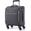 image:imageBAGSMART Carry On Luggage 20 InchSoftside Expandable Suitcase with Spinner Wheels Luggage 22x14x9 Airline Approved Rolling Lightweight Suitcases for Women Men Compact CarryOn BlackUnderseatGrey
