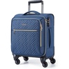 image:imageBAGSMART Carry On Luggage 20 InchSoftside Expandable Suitcase with Spinner Wheels Luggage 22x14x9 Airline Approved Rolling Lightweight Suitcases for Women Men Compact CarryOn BlackUnderseatDark Blue