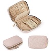 image:imageBAGSMART Jewelry Organizer Case Large Travel Jewelry Storage Bag for Necklace Earrings Rings Bracelet Soft PinkSoft Pink