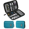 image:imageBAGSMART Large Electronics Travel Organizer Case Tech Accessories Cord Storage Bag for Phone Power Bank SD Card Cables BlackBlue