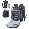 image:imageBAGSMART Small Camera Backpack DSLR SLR Small Camera Bag Fits 13 Inch Laptop Camera Backpack with Rain Cover amp Tripod HolderBlack