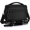 image:imageBAGSMART Small Camera Sling Bag for Photographers Compact Camera Shoulder Bags for DSLRSLRMirrorless Cameras Waterproof Crossbody Camera Case with Tripod Holder Black01Black