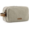 image:imageBAGSMART Toiletry Bag for Men Canvas Travel Toiletry Organizer Dopp Kit Waterresistant Shaving Bag for Toiletries AccessoriesBlackMediumBeige