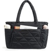 image:imageBAGSMART Tote Bag for Women Puffer Tote Bag with Zipper Large Quilted Shoulder Bag with Compartments for Travel Work GymBblack