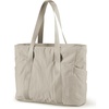 image:imageBAGSMART Tote Bag for Women Tote Bag with Zipper Work Tote with Compartments Nurse Shoulder Hanbag for Travel GymCgrayish Brownsmall24l