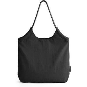 image:imageBAGSMART Beach Bags for Women Beach Tote Bag Beach Bag with Zipper Travel Tote Bag for Women Sandproof Swim Pool Bag  Packable Beach BagBlack