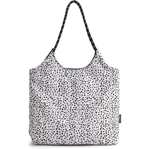 image:imageBAGSMART Beach Bags for Women Beach Tote Bag Beach Bag with Zipper Travel Tote Bag for Women Sandproof Swim Pool Bag  Packable Beach BagSpotted Pattern