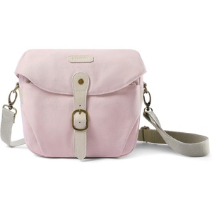 image:imageBAGSMART Camera Bag SLR DSLR Canvas Crossbody Camera Case Compact Camera Shoulder Bag with Rain Cover for Women and Men Khaki04Light Pink
