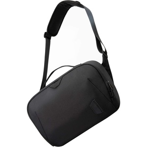 image:imageBAGSMART Canvas Camera Bag Waterresistant AntiTheft Women Men Black  SLR DSLR Camera Case Vintage Padded Camera Shoulder BagBlack
