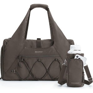 image:imageBAGSMART Gym Bag for Women Lightweight Duffel with Shoe Compartment Tote Bag with Wet Pocket for Yoga Travel PinkDim Gray