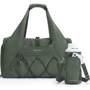 image:imageBAGSMART Gym Bag for Women Lightweight Duffel with Shoe Compartment Tote Bag with Wet Pocket for Yoga Travel PinkSage
