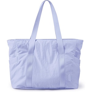 image:imageBAGSMART Tote Bag for Women Tote Bag with Zipper Work Tote with Compartments Nurse Shoulder Hanbag for Travel GymFpurplesmall24l