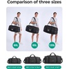 image:imageBAGSAMRT 60L Foldable Duffle Bag for Travel Large Travel Duffel Bag for Men 4 in 1 Travel Backpack Carry on Weekender Bag BlackBlack