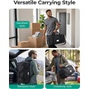 image:imageBAGSAMRT 60L Foldable Duffle Bag for Travel Large Travel Duffel Bag for Men 4 in 1 Travel Backpack Carry on Weekender Bag BlackDark Gray