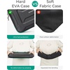 image:imageBAGSMART 15616 inch Laptop Computer Case with StrapShockproof Waterproof Laptop Bag with Sturdy HandleBlack