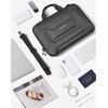 image:imageBAGSMART 15616 inch Laptop Computer Case with StrapShockproof Waterproof Laptop Bag with Sturdy HandleBlack