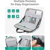 image:imageBAGSMART 15616 inch Laptop Computer Case with StrapShockproof Waterproof Laptop Bag with Sturdy HandleBlack