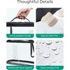 image:imageBAGSMART 18 Pack TSA Approved Travel Bottles for Toiletries Leak Proof Silicone Travel Size Containers Bottles for Shampoo GreyBlack2
