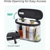 image:imageBAGSMART 18 Pack TSA Approved Travel Bottles for Toiletries Leak Proof Silicone Travel Size Containers Bottles for Shampoo GreyBlack2