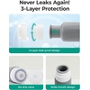 image:imageBAGSMART 18 Pack TSA Approved Travel Bottles for Toiletries Leak Proof Silicone Travel Size Containers Bottles for Shampoo GreyEarth Tone3