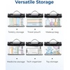image:imageBAGSMART 18 Pack TSA Approved Travel Bottles for Toiletries Leak Proof Silicone Travel Size Containers Bottles for Shampoo GreyGray