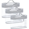 image:imageBAGSMART 18 Pack TSA Approved Travel Bottles for Toiletries Leak Proof Silicone Travel Size Containers Bottles for Shampoo GreyGray