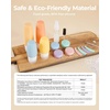 image:imageBAGSMART 18 Pack TSA Approved Travel Bottles for Toiletries Leak Proof Silicone Travel Size Containers Bottles for Shampoo GreyMacaron3