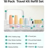 image:imageBAGSMART 18 Pack TSA Approved Travel Bottles for Toiletries Leak Proof Silicone Travel Size Containers Bottles for Shampoo GreyMacaron3