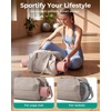 image:imageBAGSMART 2 Set Gym Bag for Women Yoga Bag with Water Bottle Holder Navy  For yoga travel sports dance 25L pilates bag overnight duffle bagBlack