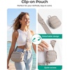 image:imageBAGSMART 2Pc Set Small Crossbody Bags for Women Puffer Shoulder Hobo Purse  Small Hobo Bag with Detachable Cute Earbuds Pouch WaterResistant Quilted Nylon Fabric Daily Casual Travel Work ErrandsNavy Blue
