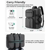 image:imageBAGSMART 3 In 1 Laptop Bag for Men Computer Briefcase 173 Inch Laptop WaterRepellent Shoulder Bag Computer Bag Business Travel Office BlackDeep Blue