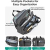 image:imageBAGSMART 3 In 1 Laptop Bag for Men Computer Briefcase 173 Inch Laptop WaterRepellent Shoulder Bag Computer Bag Business Travel Office BlackDeep Blue