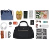 image:imageBAGSMART 31L Womens Quilted Weekender Duffle Bag with Laptop Compartment and Shoe BagBlack