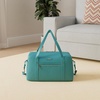 image:imageBAGSMART 31L Womens Quilted Weekender Duffle Bag with Laptop Compartment and Shoe BagLake Blue