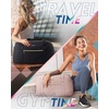 image:imageBAGSMART 31L Womens Quilted Weekender Duffle Bag with Laptop Compartment and Shoe BagPink