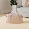 image:imageBAGSMART 31L Womens Quilted Weekender Duffle Bag with Laptop Compartment and Shoe BagPink
