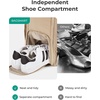 image:imageBAGSMART 35L Travel Backpack for Women 173 CarryOn Personal Item  Flight Approved 180 Opening WetDry Pocket Free Crossbody Bag Shoe Compartment Luggage Sleeve Water ResistantGrey
