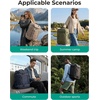 image:imageBAGSMART 35L Travel Backpack for Women amp Men Fits 17Inch Laptop Airline Approved Carry On Backpack with Wet Pocket amp Shoe Pouch WaterResistant Personal Item Travel Bag BlackBlack